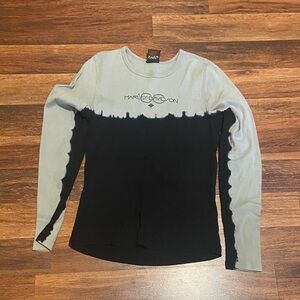 Harley-Davidson Black and Gray Long Sleeve Tee
